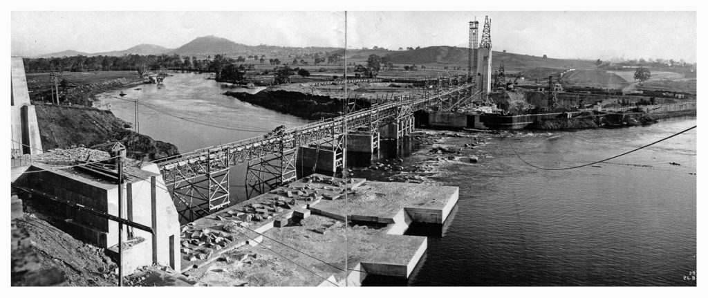 1927 wall construction from NSW side