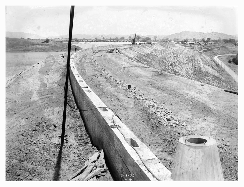 1933 Hume Weir corewall