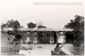 Albury's first Union Bridge in 1895