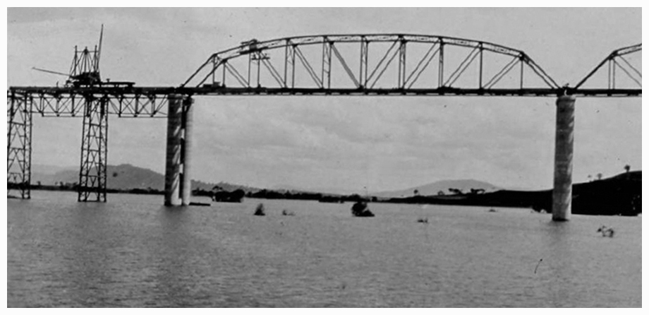 Bethanga Bridge construction 04