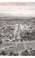 Dean St Albury from the air 1930s