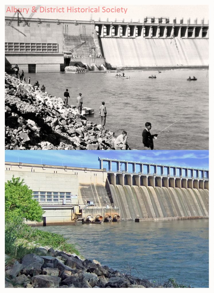 Hume Dam Albury c1960
