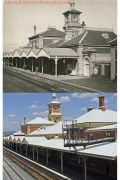 Albury Rail platform 1890