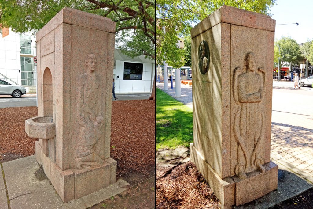 Alfred Waugh Fountain QEII Square Albury