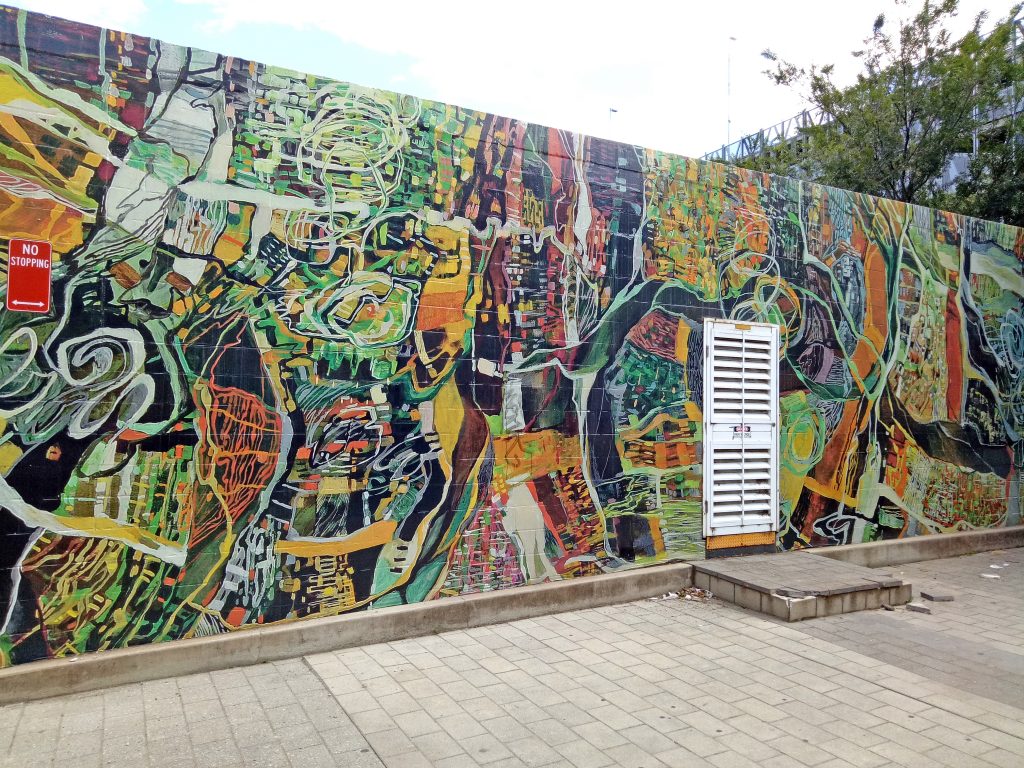 Inland Waterways Volt Lane Albury, artist Nat Ward