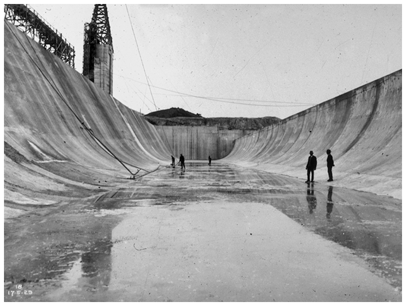 1929 Spillway and distilling basin