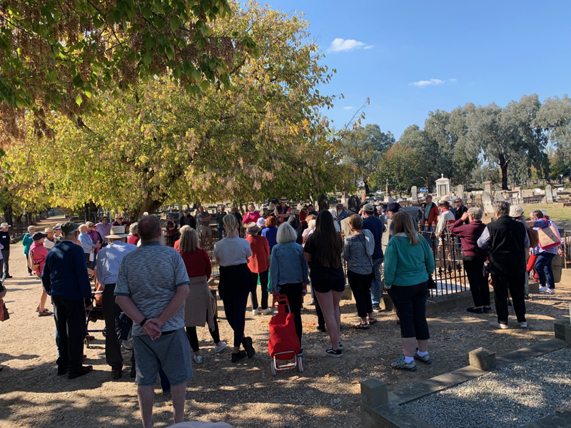 Albury Pioneer cemetery walk 2021#5